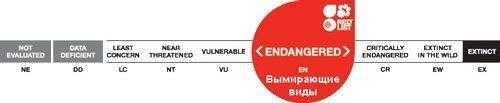 вымирающее виды, красная книга, МСОП, охранный статус