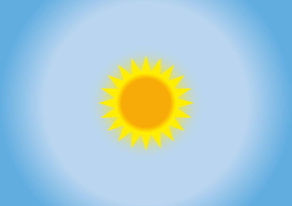 Цветные картинки веселого солнца с лучиками для детей