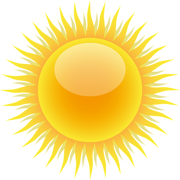 Цветные картинки веселого солнца с лучиками для детей