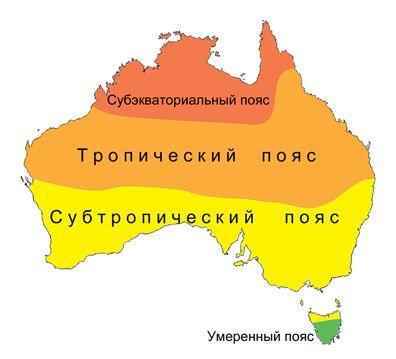 Какой климат в Австралии? Описание, типы, карта и таблица