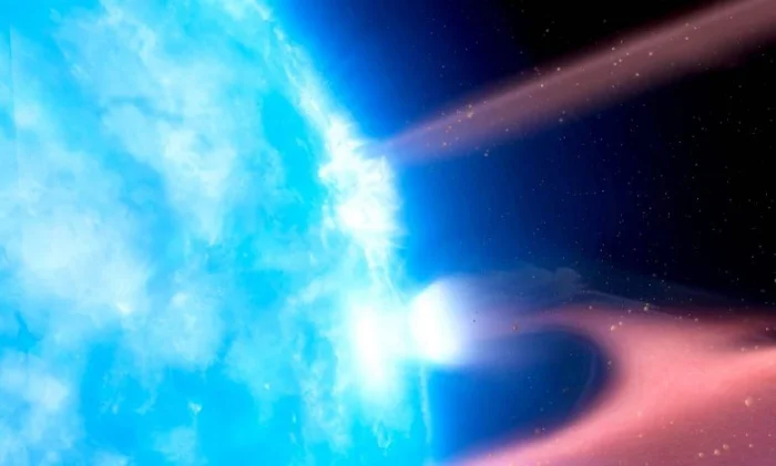 Беспрецедентное изображение последних мгновений столкновения планеты с белым карликом