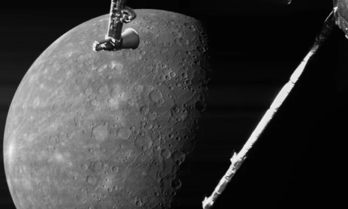 BepiColombo совершил четвертый пролет Меркурия и сфотографировал его южный полюс