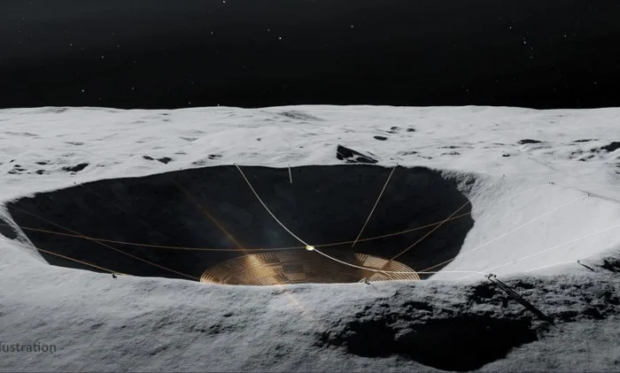 Гигантский гипертелескоп планируют построить на Луне