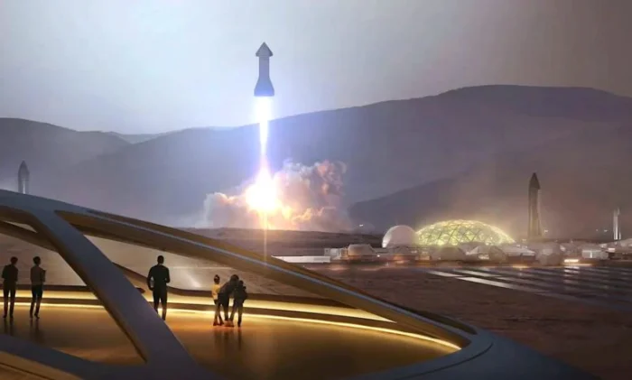 Маск: люди высадятся на Марсе максимум через 10 лет