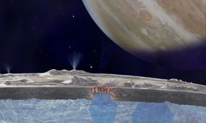 Европа: подледный океан оказался богат кислородом для жизни