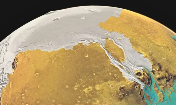 Модель показала: на Марсе мог существовать океан