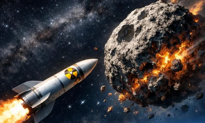 Ученые смоделировали ядерный взрыв для защиты Земли от астероида