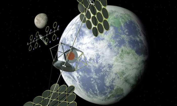 Лазерная передача энергии из космоса угрожает спутникам