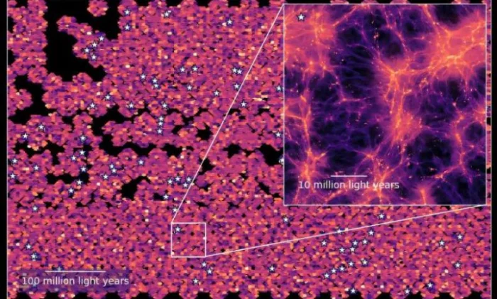 Астрономы представили рекордно детальную карту водорода ранней Вселенной