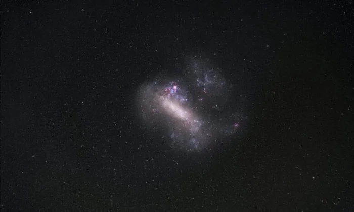 Столкновение галактик: Магелланово Облако выжило после удара