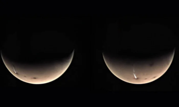 Загадочное облако на Марсе: что запечатлели камеры ровера