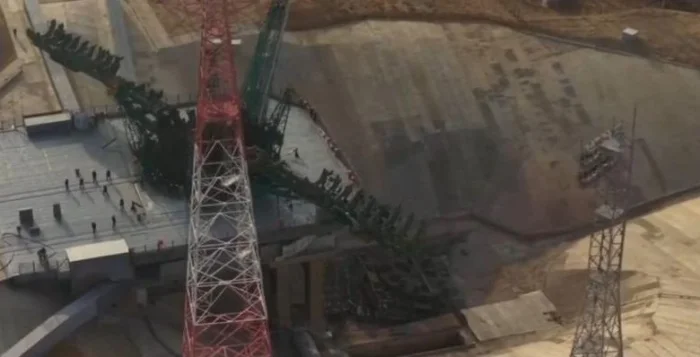 Стартовый стол на Байконуре поврежден после запуска «Союза»