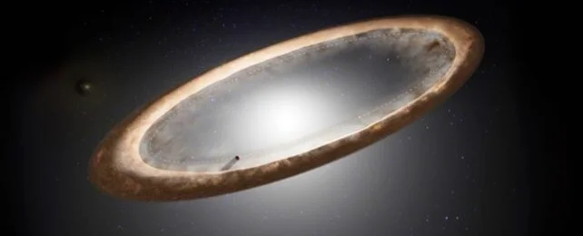 Таинственное искажение диска яркой звезды на небе