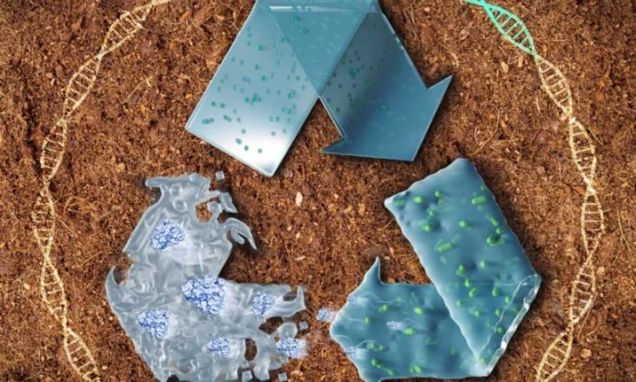 Живой пластик исчезает сам после выбрасывания