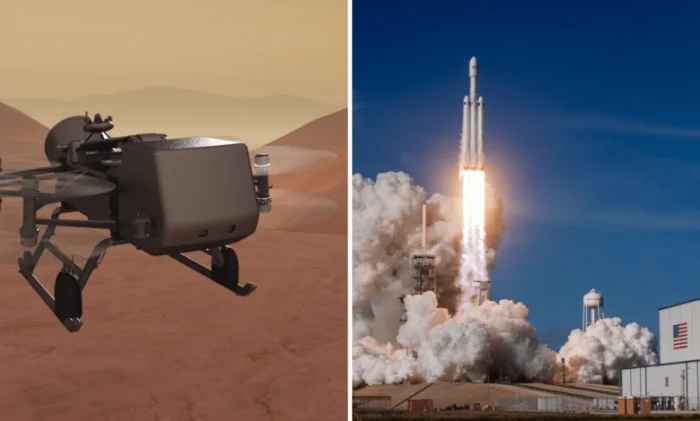 Falcon Heavy доставит миссию Dragonfly к Титану