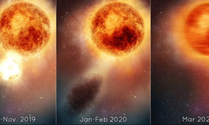 Хаббл раскрыл тайну потускнения Бетельгейзе