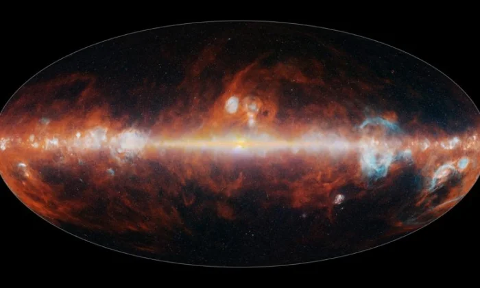SPHEREx представил первую инфракрасную карту всего неба