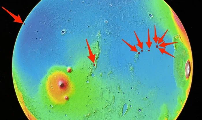 SpaceX выбрала потенциальные места для посадки на Марсе